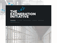 Tablet Screenshot of exonerationinitiative.org